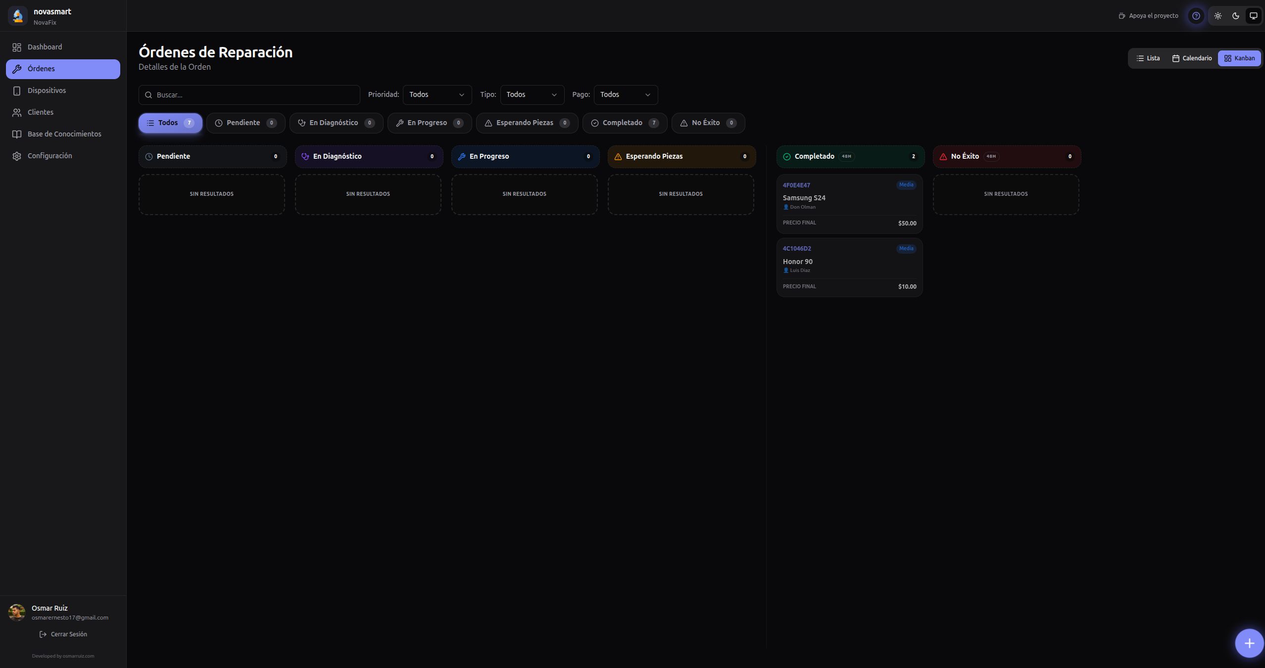 NovaFix - Software for Repair Shops screenshot 3