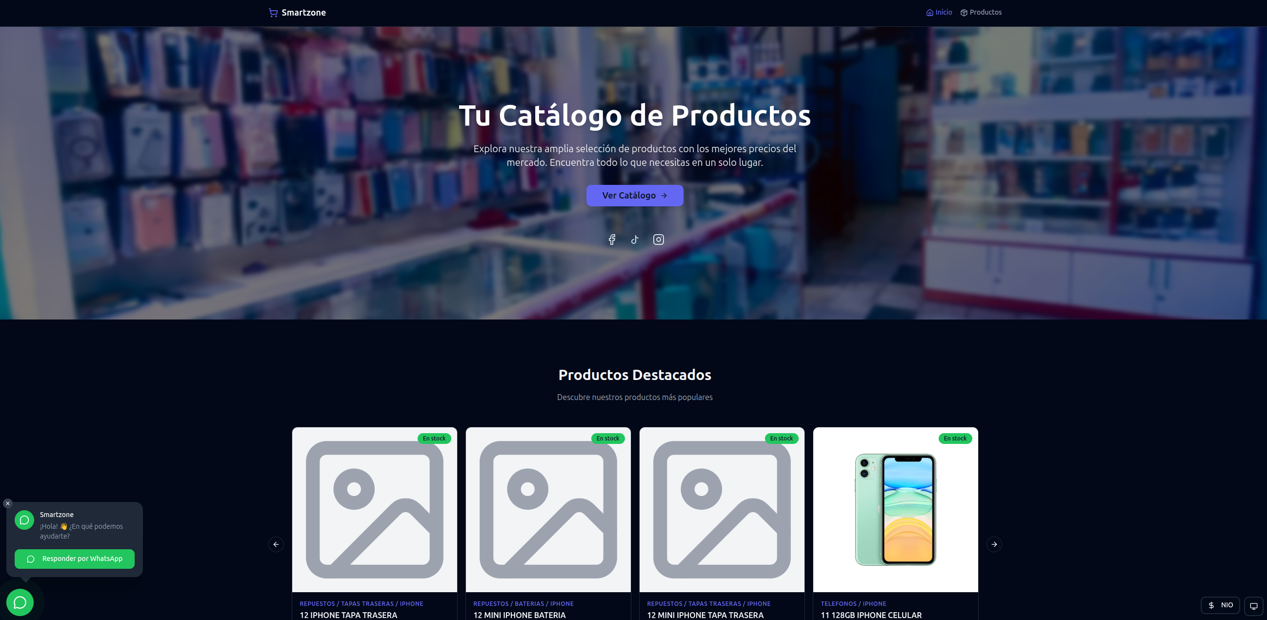 Smartzone Landing Page & Automations